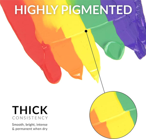 ROYAL & LANGNICKEL ESSENTIALS 21 PIECE ACRYLIC PAINTING BOX SET